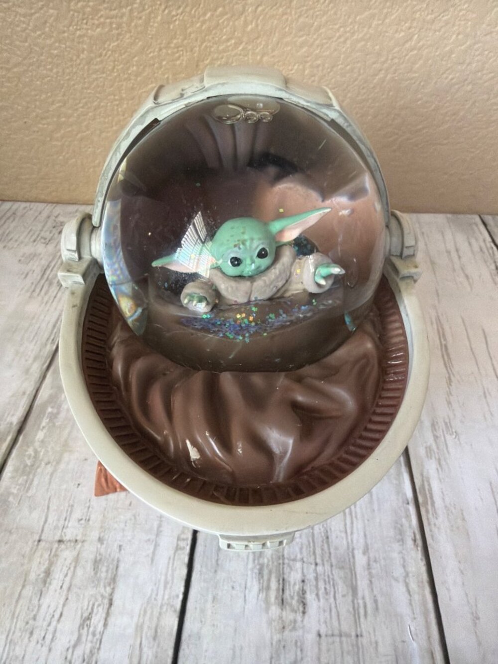 Star Wars Mandalorian Grogu Lot Bradford Exchange Clock & Water Globe w/COA - Picture 4 of 16